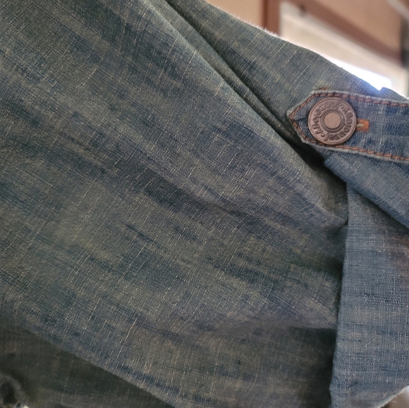 Lightweight denim jumpsuit - Picture 3 of 4